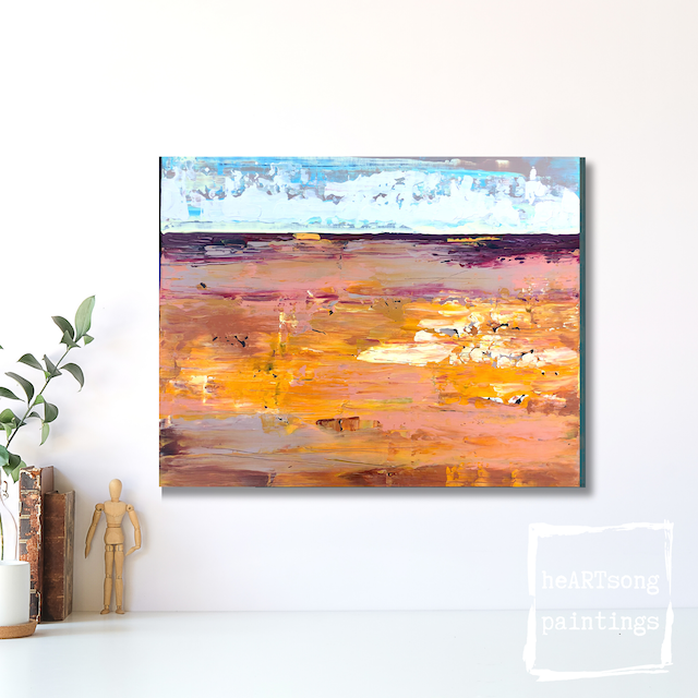Cloud Promise abstract landscape painting original heARTsongpaintings 1 s